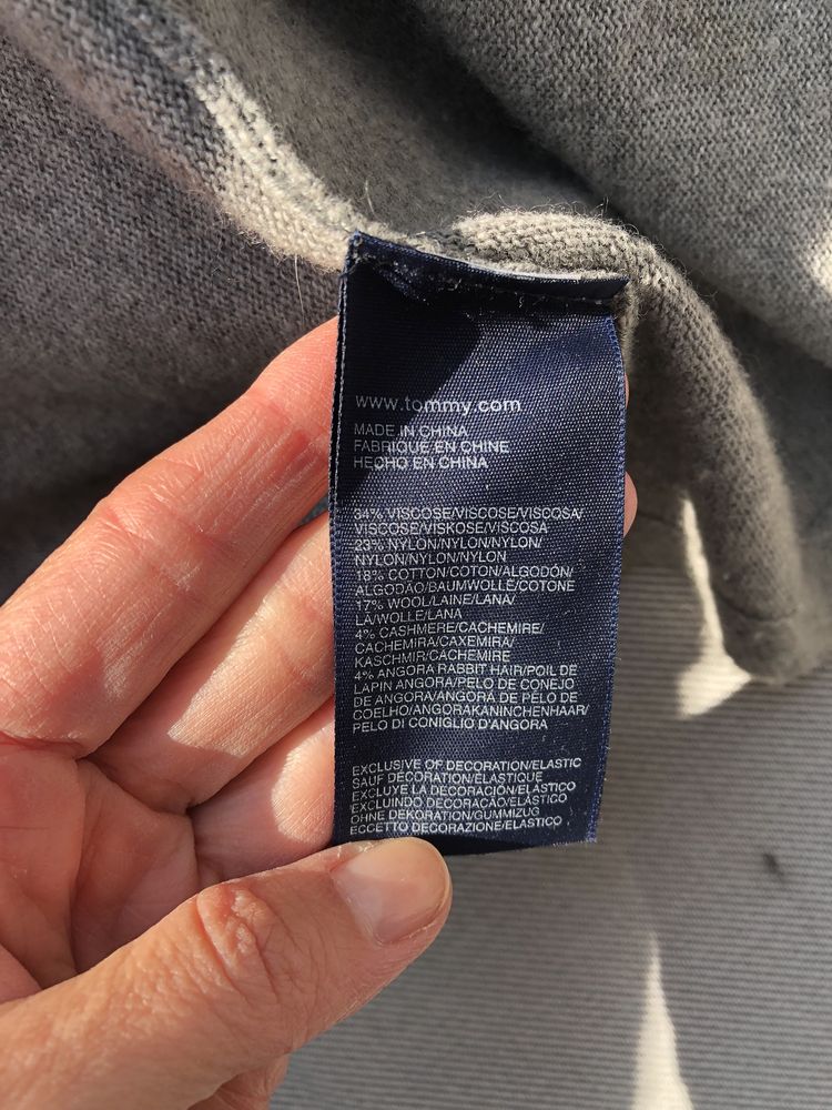 Sweter ponczo Tommy Hilfiger + gratis