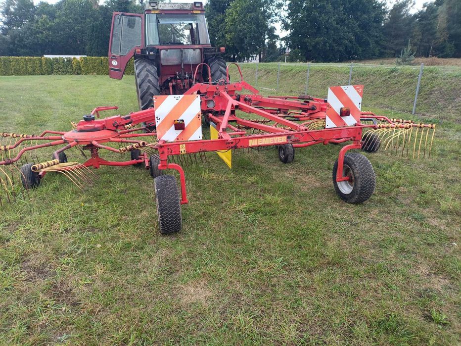 Niemeyer RS 730 VA zgrabiarka dwukaruzelowa krone claas przetrząsarka