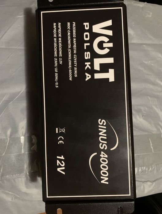 Новий інвертор/перетворювач Volt Polska 4000w чистий синус/инвертор