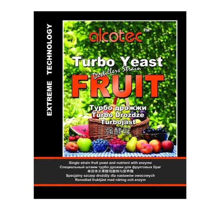 Турбо-дрожжи Alcotec Fruit Turbo, 60 г