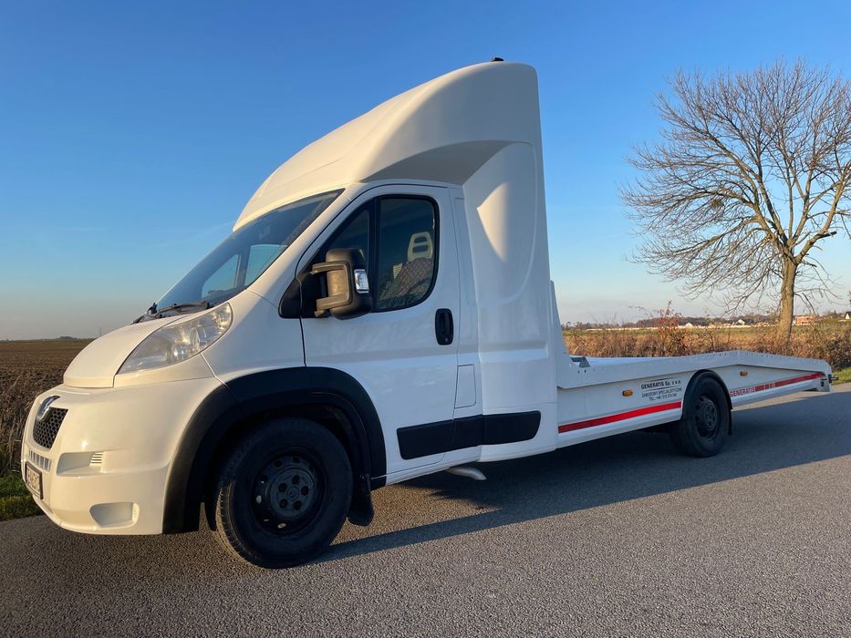 Peugeot Boxer 3.0 Autolaweta  Autolaweta aluminiowa 4,9m, podwójna sypialnia, Webasto, pneumatyka