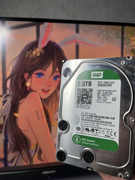 Жорсткий диск |WD GREEN| 2TB | Ідеальний стан