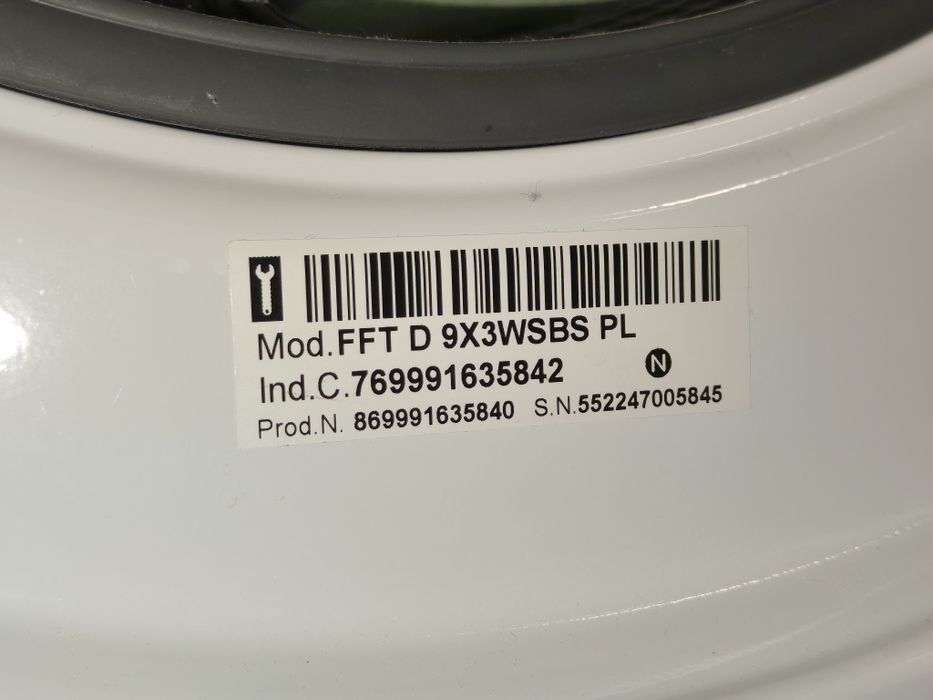 Zestaw Whirlpool pralka parowa + suszarka z pompą c.+ łącznik z półką