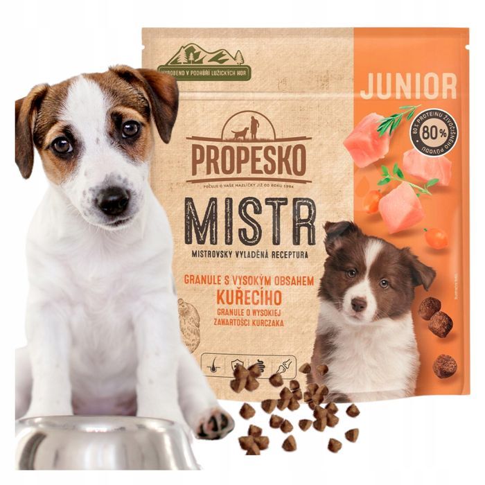 Sucha Karma Dla Szczeniąt Z Kurczakiem Propesko Mistr 500G
