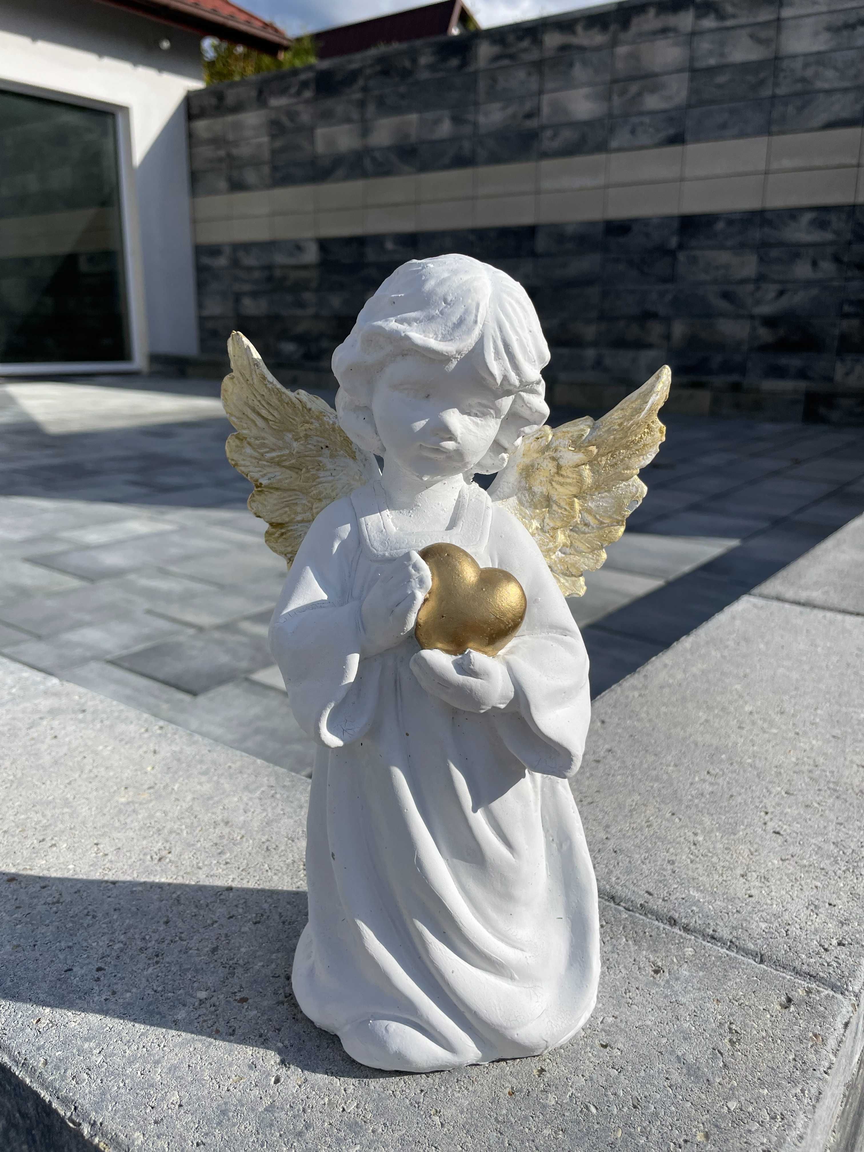 Figura betonowa anioł, figurki na cmentarz, figurka nagrobna aniołek