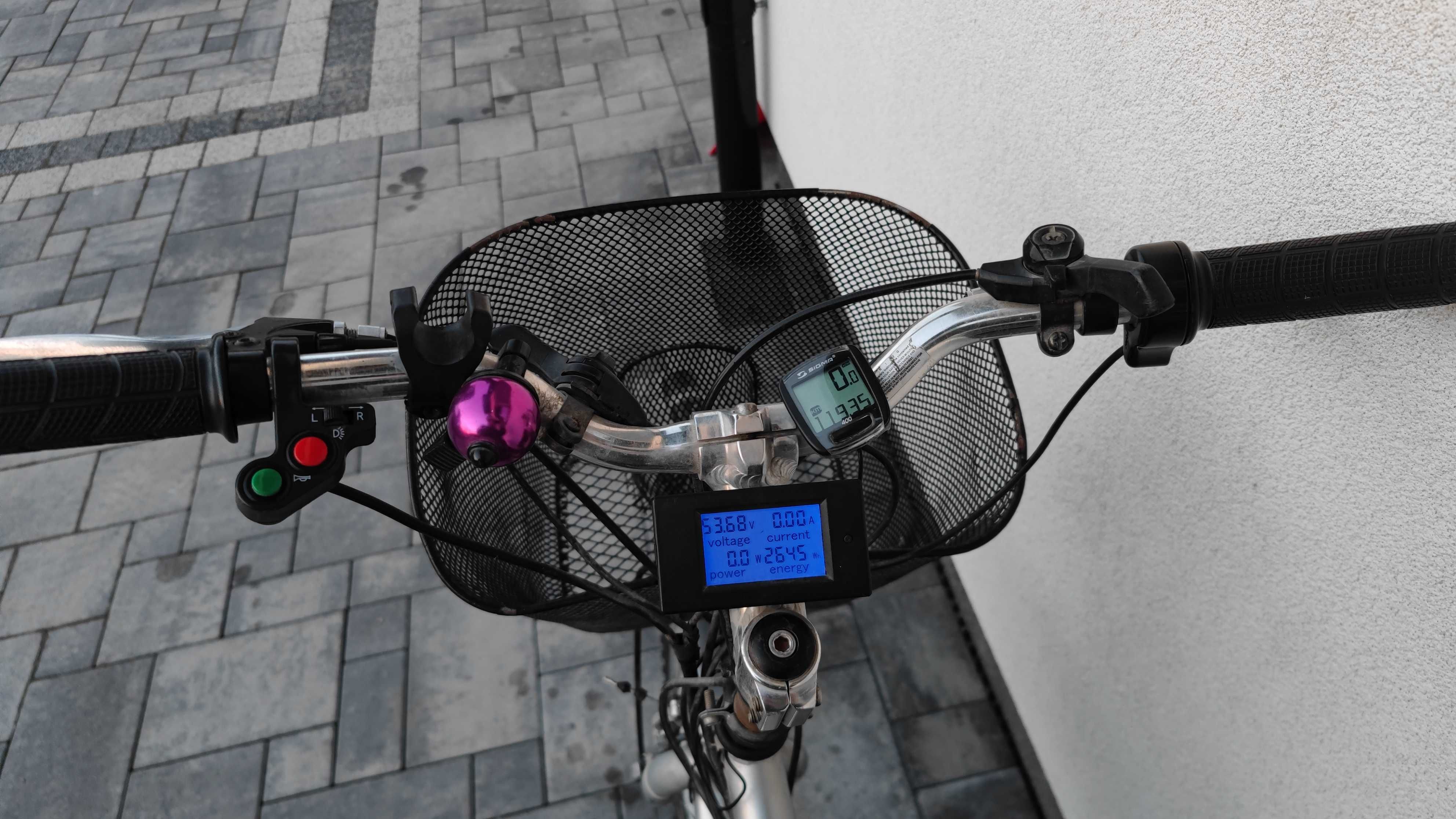 Rower elektryczny Mxus zasięg 100km