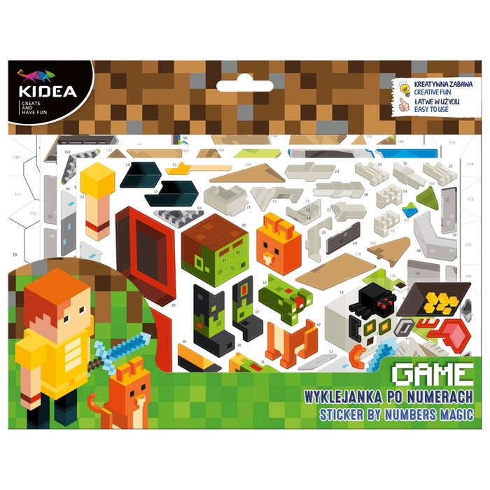 Zest Kreat Wyklej Po Numerach Game Kidea Fol. Derform
