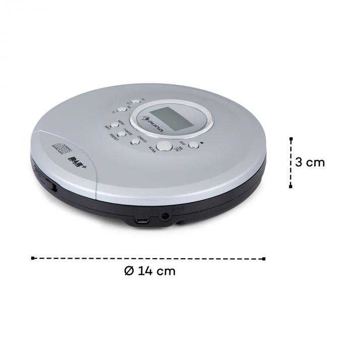 Discman CDC 200 DAB FM, MP3-CD