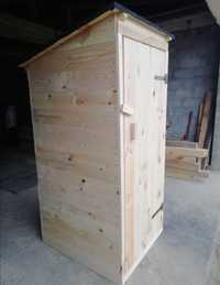 Wychodek drewniany na działkę lub budowę, kibel, WC,