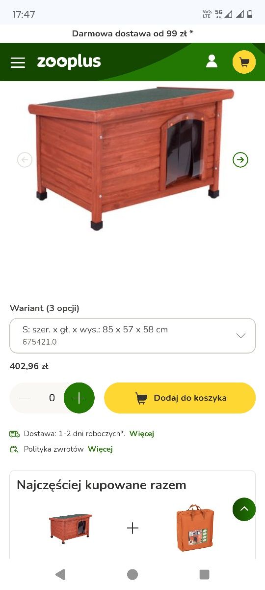 Buda dla psa Woody S