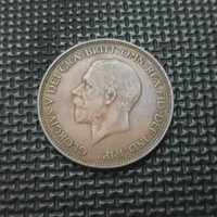 *WIELKA BRYTANIA [1096] *ONE 1 PENNY 1936 George V -Numizmatyka monety