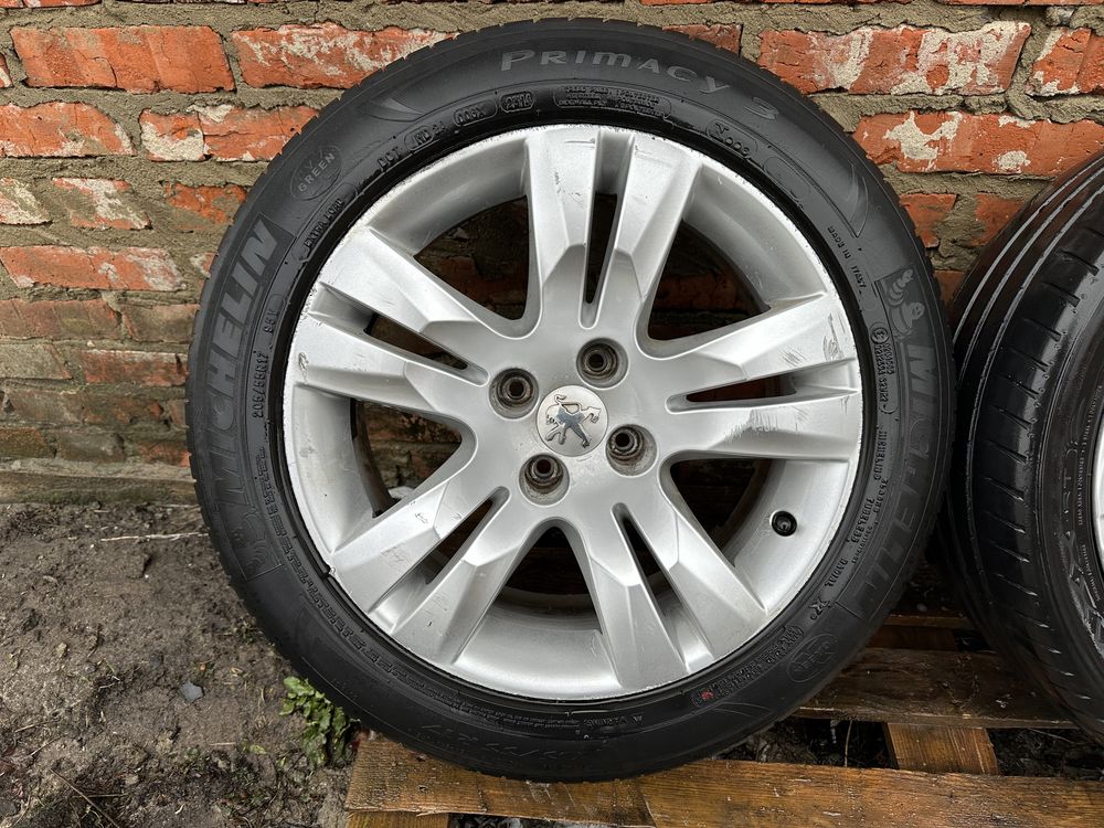 Диски Peugeot 4x108 r17 j7 et29 + шини 205/55 R17 9685737280