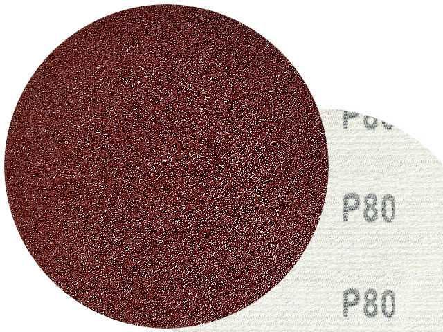 50x Krążki krążek papier ścierny do Szlifowania na rzep fi 125 mm P 80