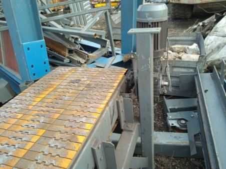 Przenośnik taśmowy, taśmociąg taśma metalowa Długość 10,40m