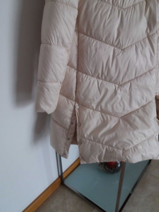 Kispo branco gelo comprido com capuz