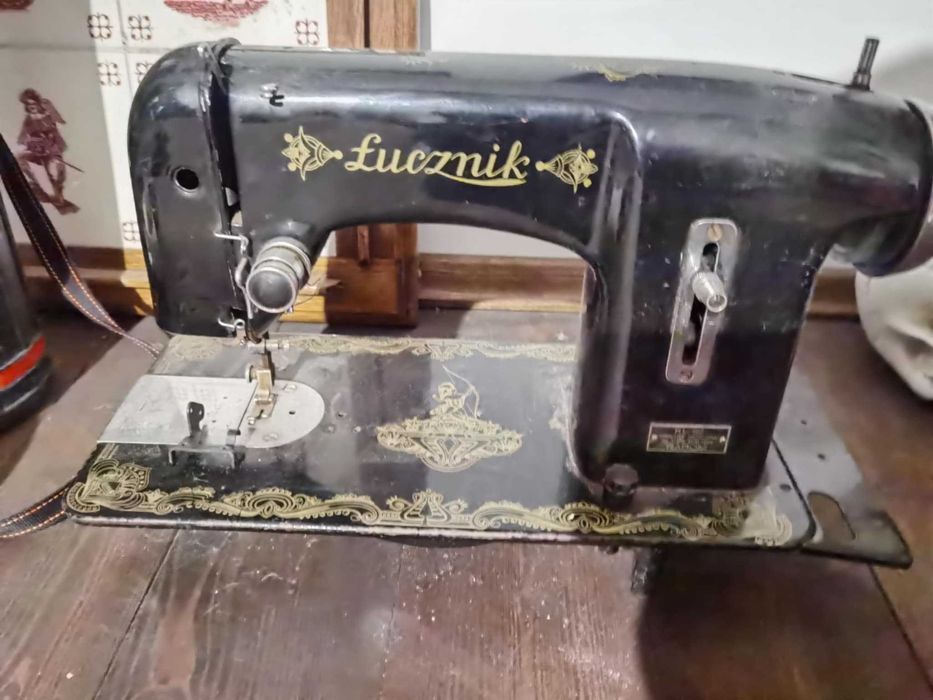 zabytek łucznik stara maszyna szycia