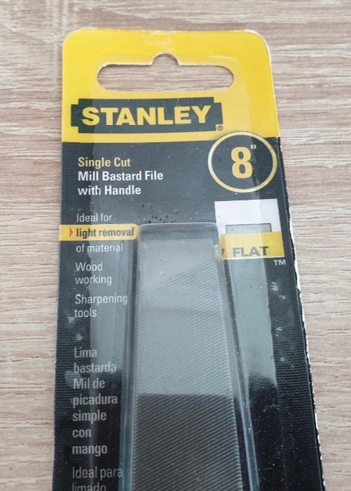 Stanley, płaski pilnik, 20 cm narzędzie do frezowania bastard