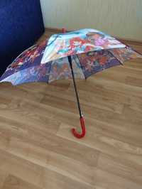 Яскрава парасолька-тростина з малюнками з мульта.