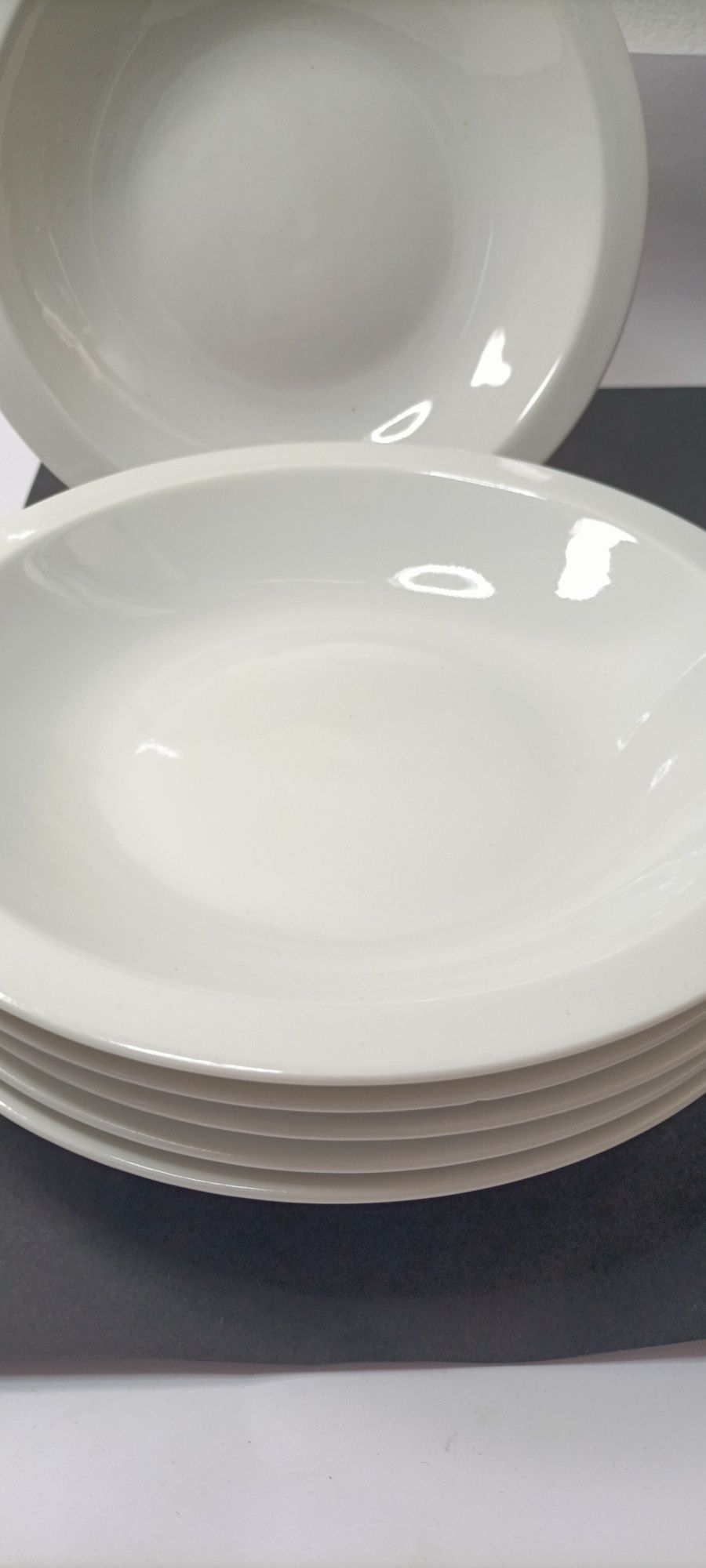 Wawel piękne białe porcelanowe talerze komplet na 6 osób T24