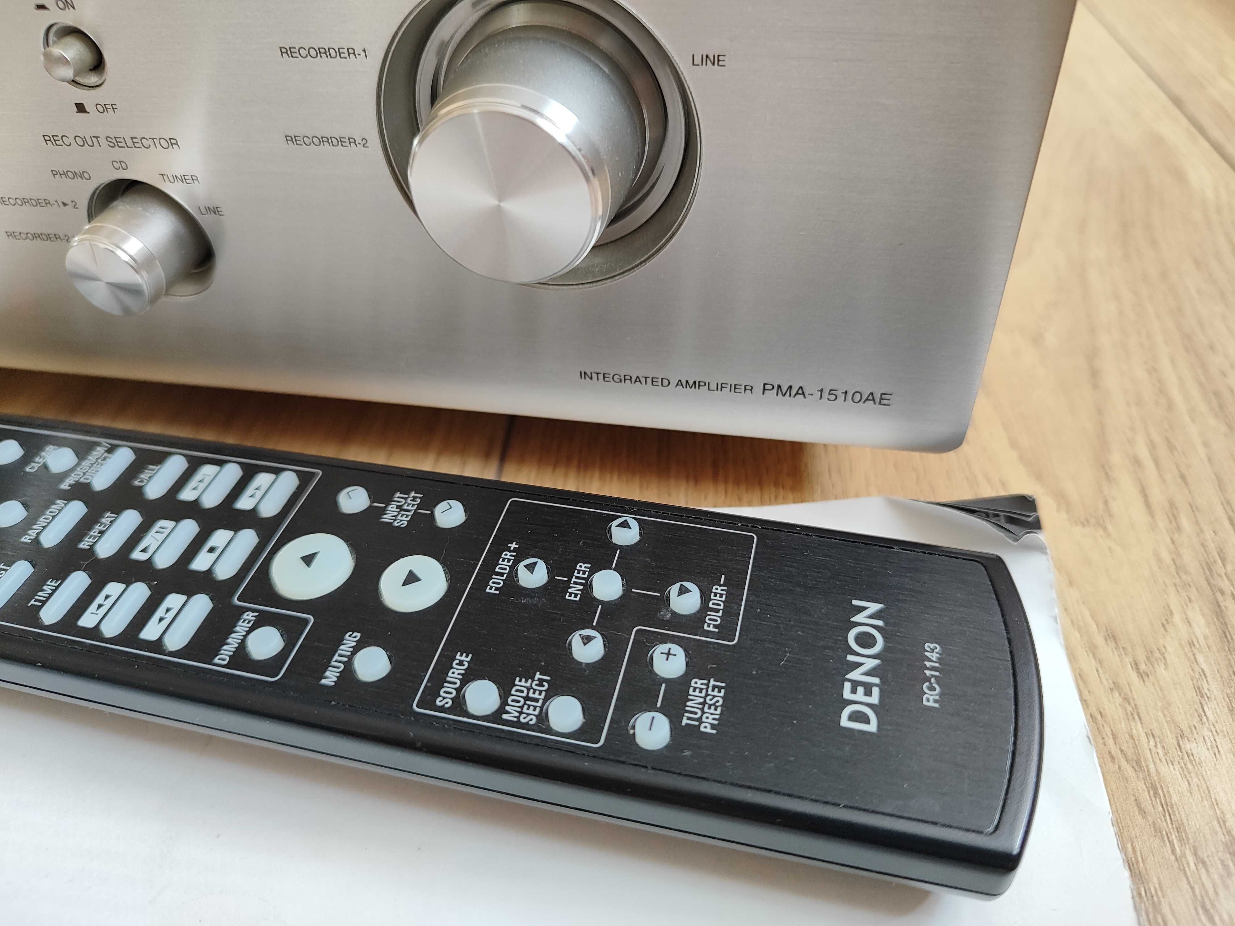 Wzmacniacz Stereo Denon PMA-1510AE + Pilot
