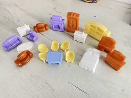Mini mebelki plastikowe