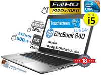 Portátil HP 840 | i5- | 16GB | 2 Discos SSD 256GB+500GB |Ecrã 14 Touch