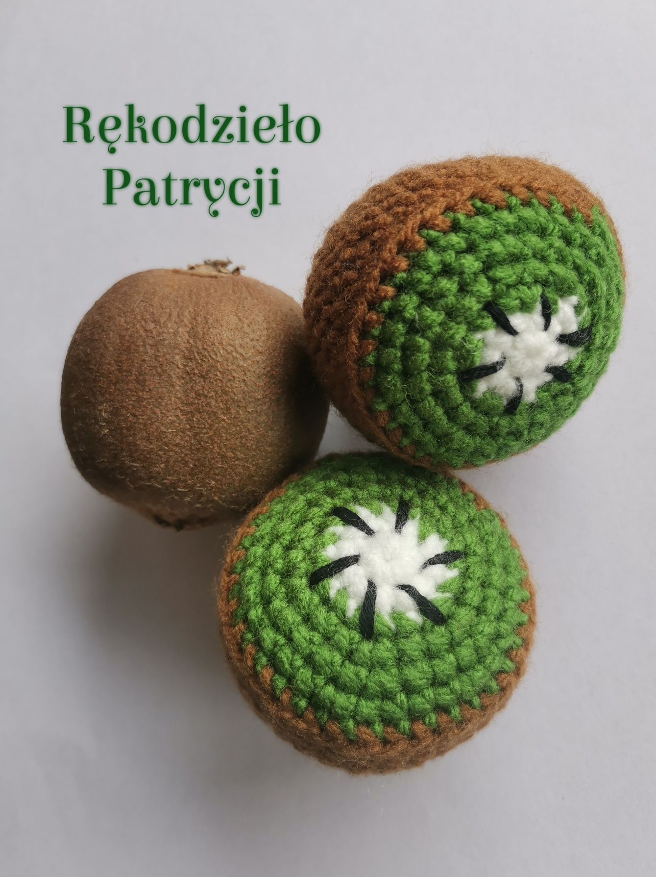 Szydełkowe kiwi, Rękodzieło Patrycji