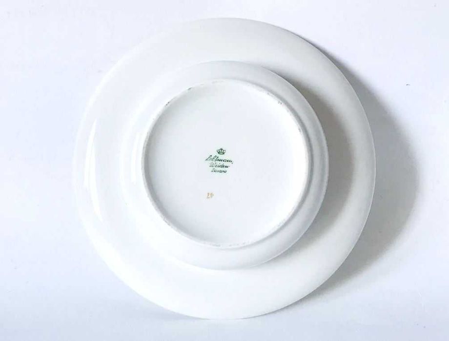 Maselniczka porcelanowa Kwiaty Motyle Złocenia Seltmann Weiden Bavaria