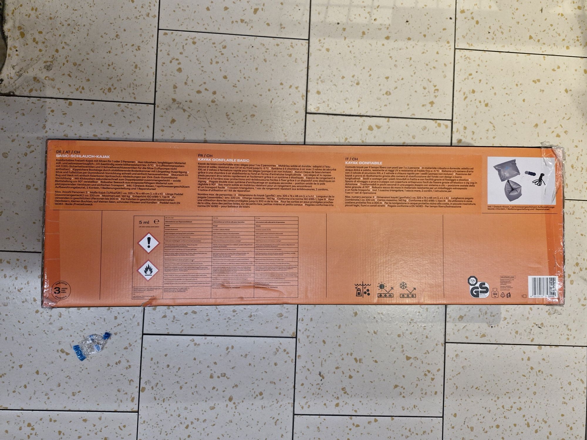 Саб борт Sub Board доска каякі 305×79×12см.