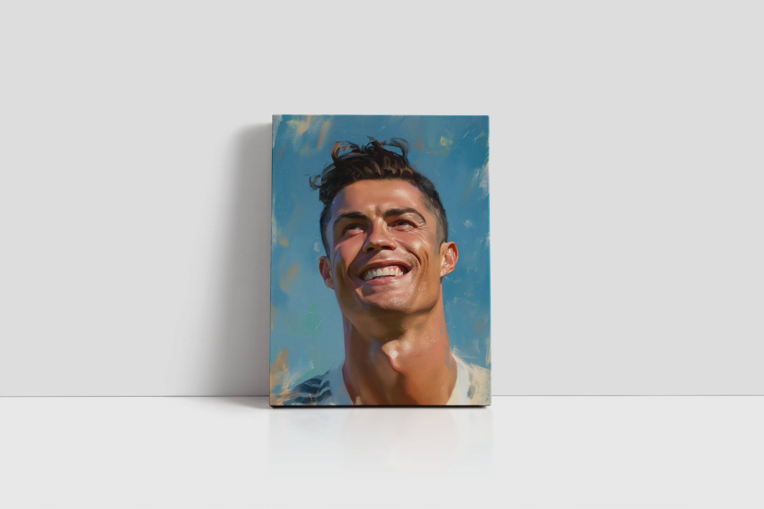 Obraz na płótnie Cristiano Ronaldo - nowoczesny portret 30x40 cm