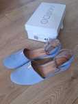 Buty/ "espadryle" błękitne. Rozmiar 41. Akardo.