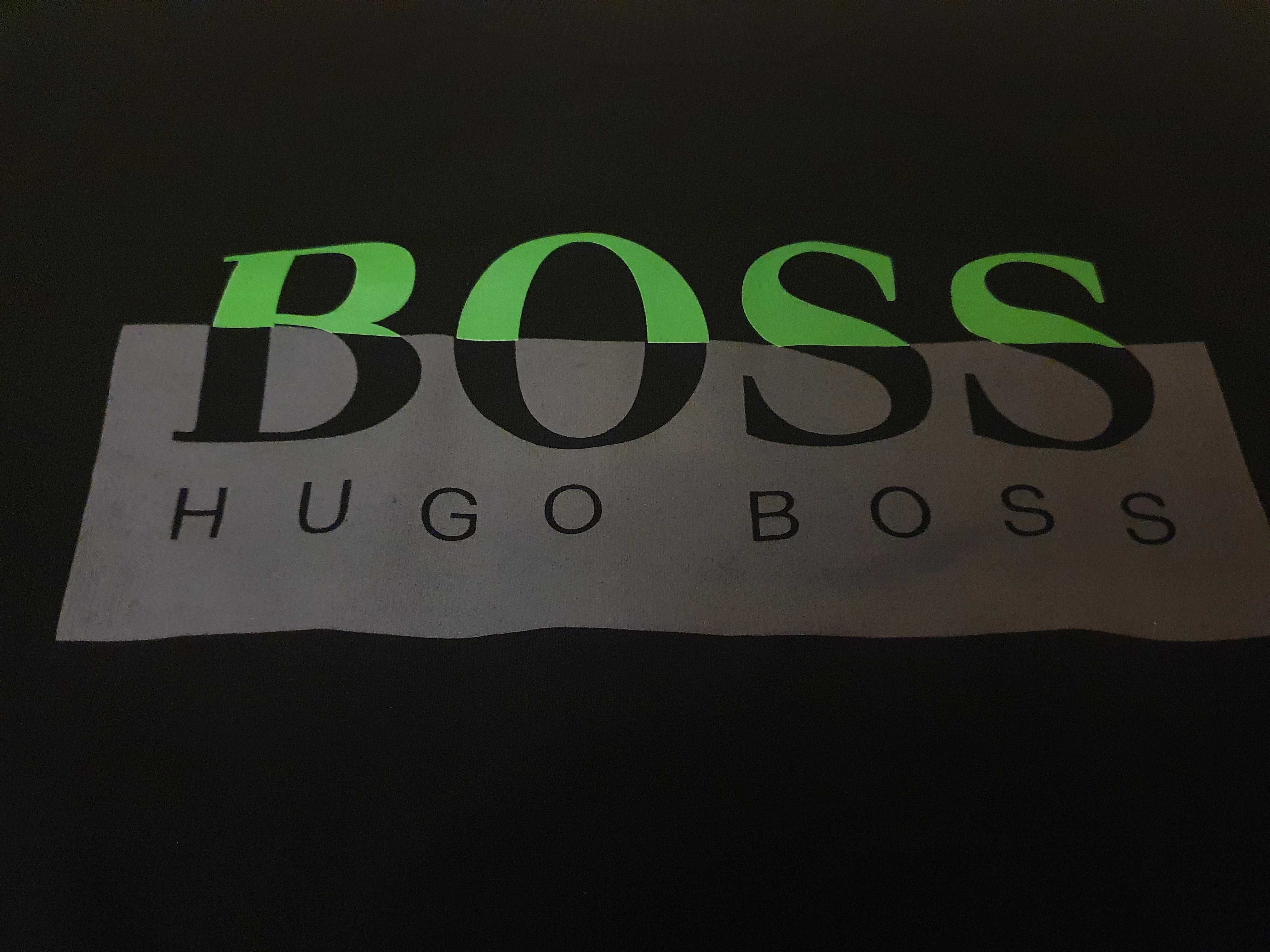 NOWA męska bluzka Hugo Boss bluza HB klasyk 4xl czarna