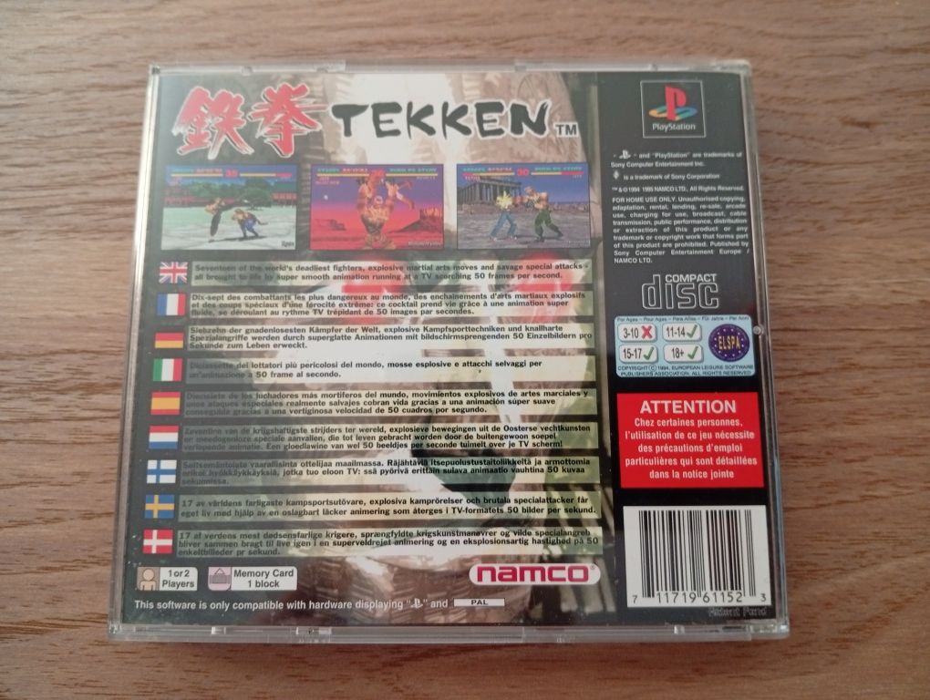 Tekken PS1 Completo