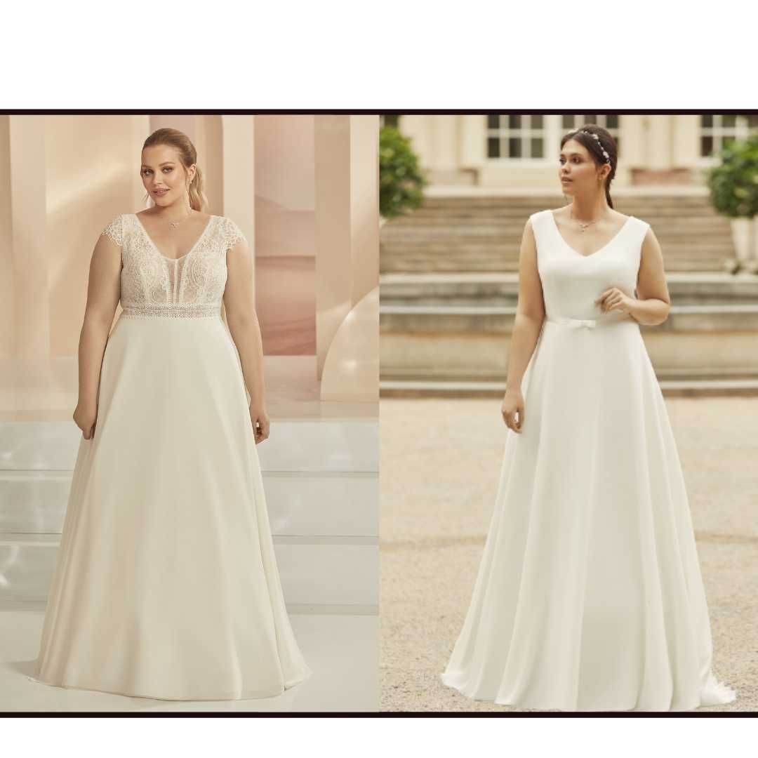 Vestidos de noiva grandes, até 10XL, na ROSSY NOIVAS desde 300€