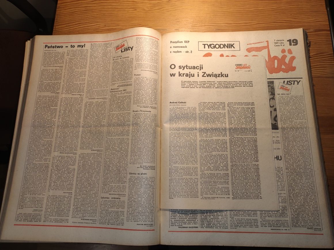 Tygodnik Solidarność 1981 NR 1-37