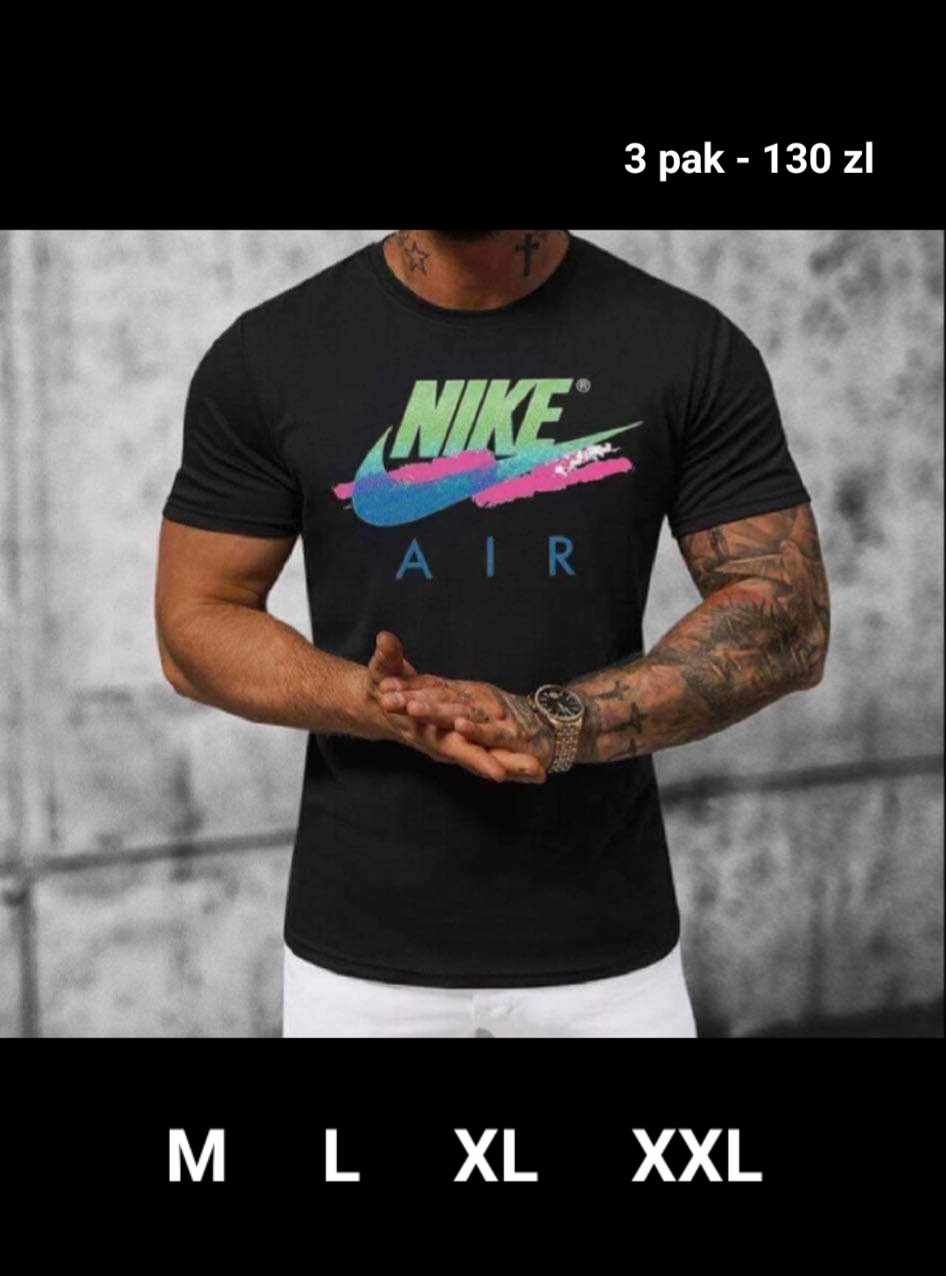Nowe koszulki Męskie 3szt.M L XL XXL różne modele.