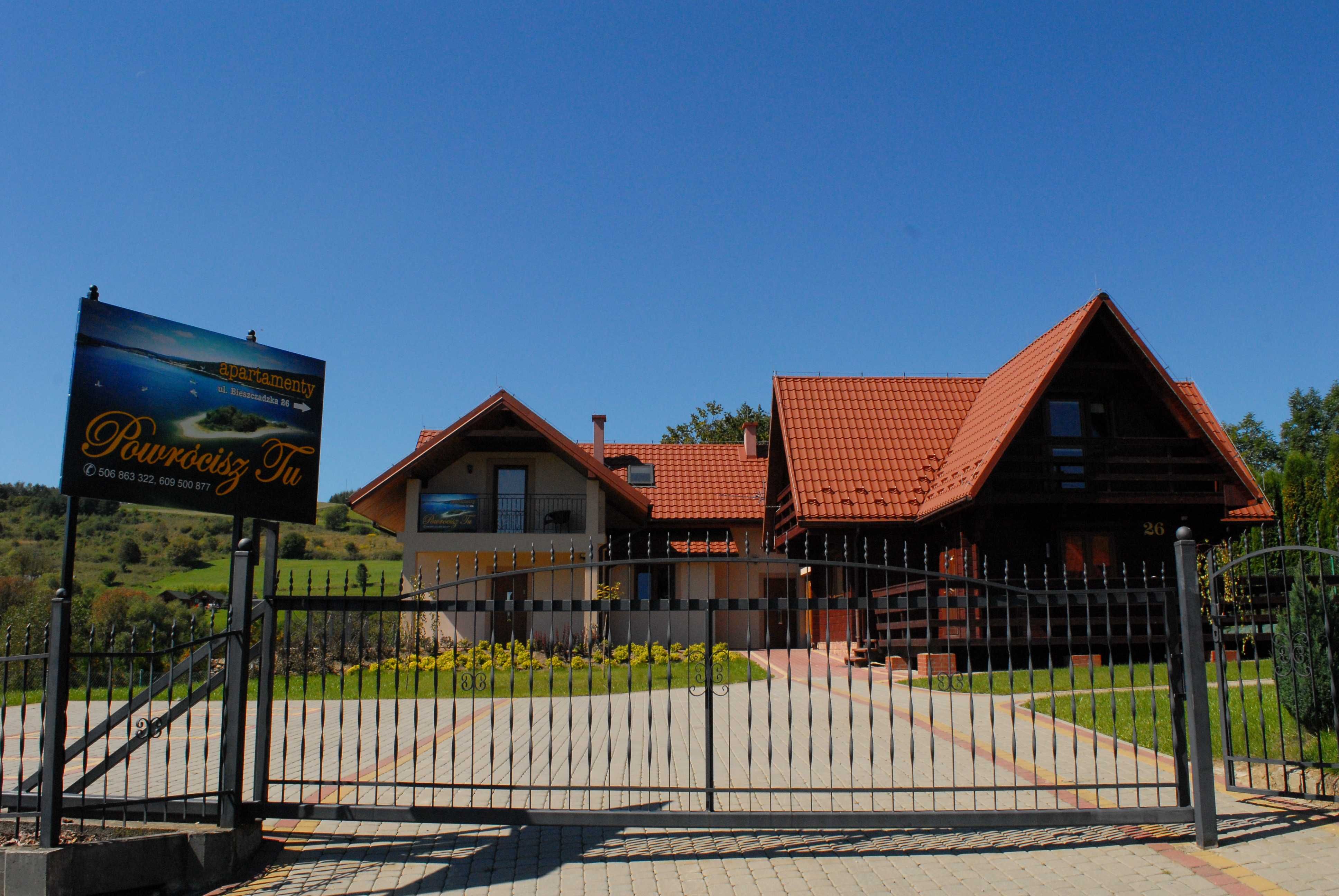 POWRÓCISZ TU  -  bieszczady, polańczyk,  zalew solina,  apartamenty