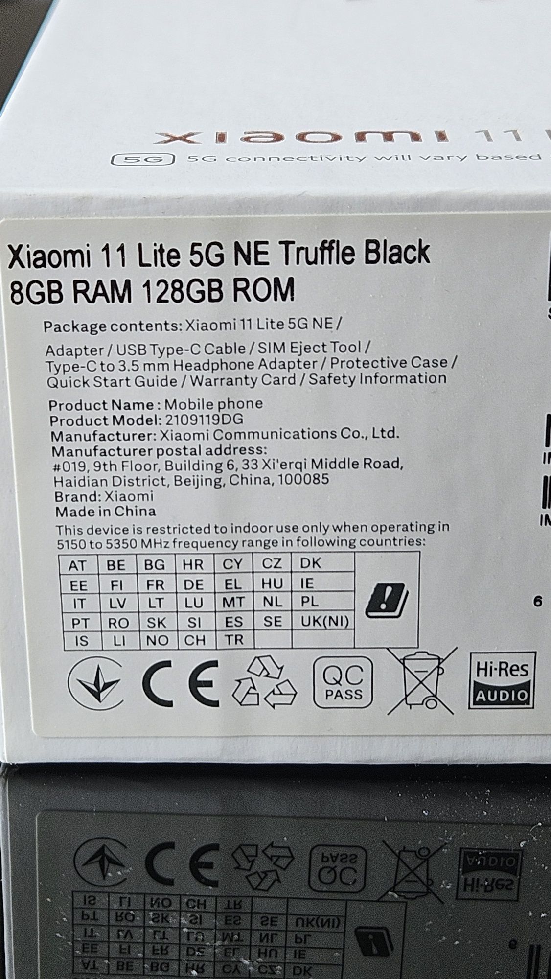 Smartfon Xiaomi 11 lite 5G NE