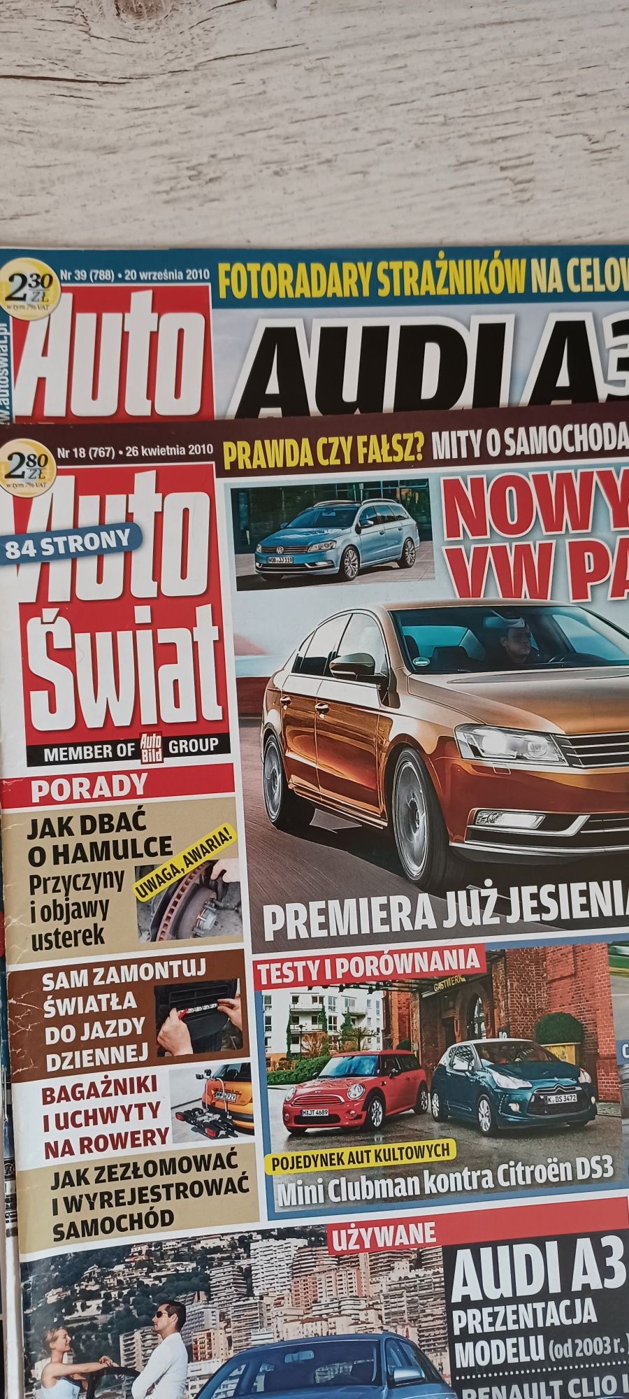 Gazeta Auto Świat roczniki 2003,2005,2006,2008,2009,2010