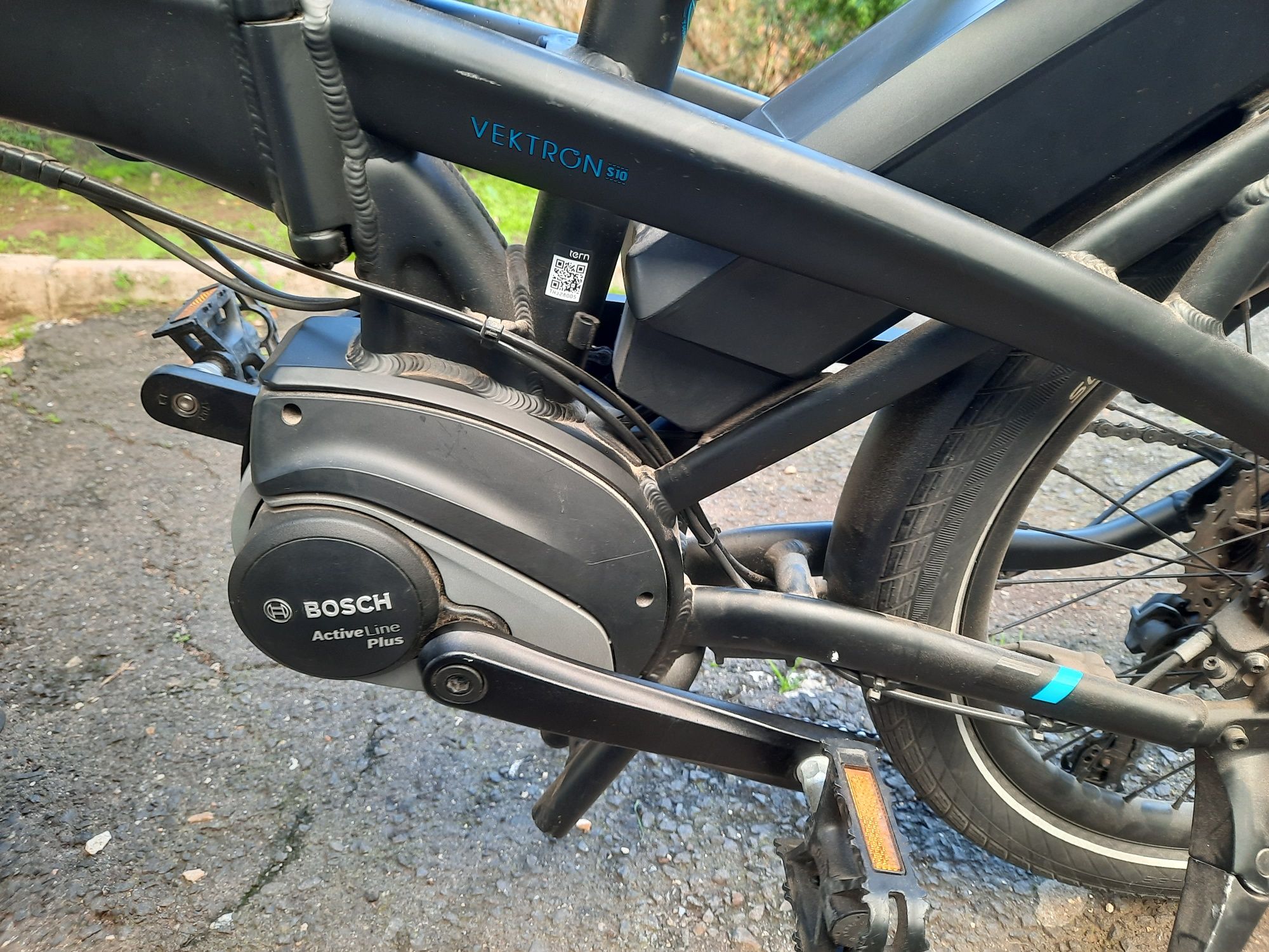 Tern Vektron S10 bicicleta dobrável eléctrica