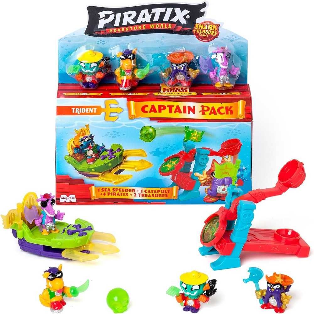 Piratix Adventure World Captain Pack Shark Tresaure Series