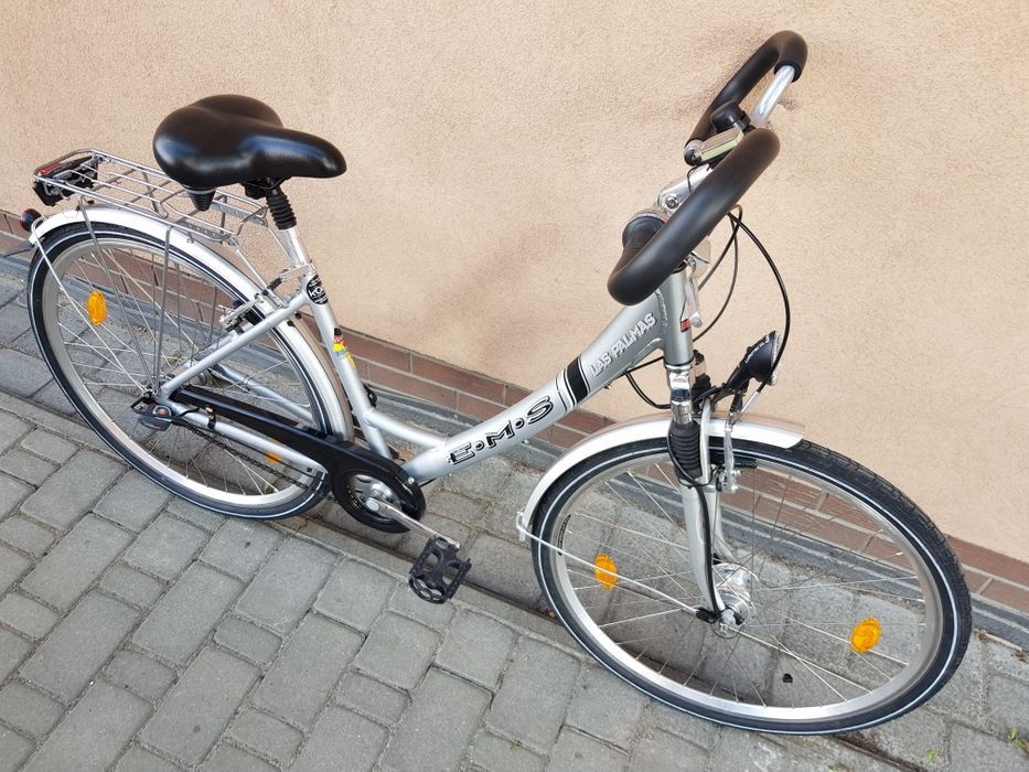 Rower damski miejski EMS Koła 28 SHIMANO aluminium okazja WYSYŁKA