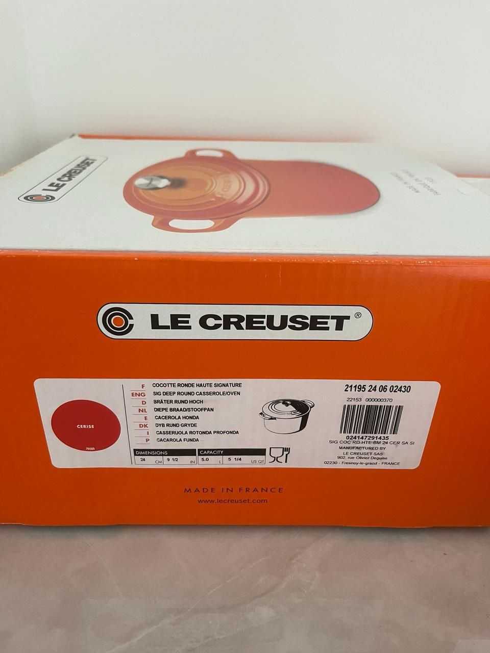 Кастрюля Le Creuset 5.0 та 5.3 л.Оригинал.