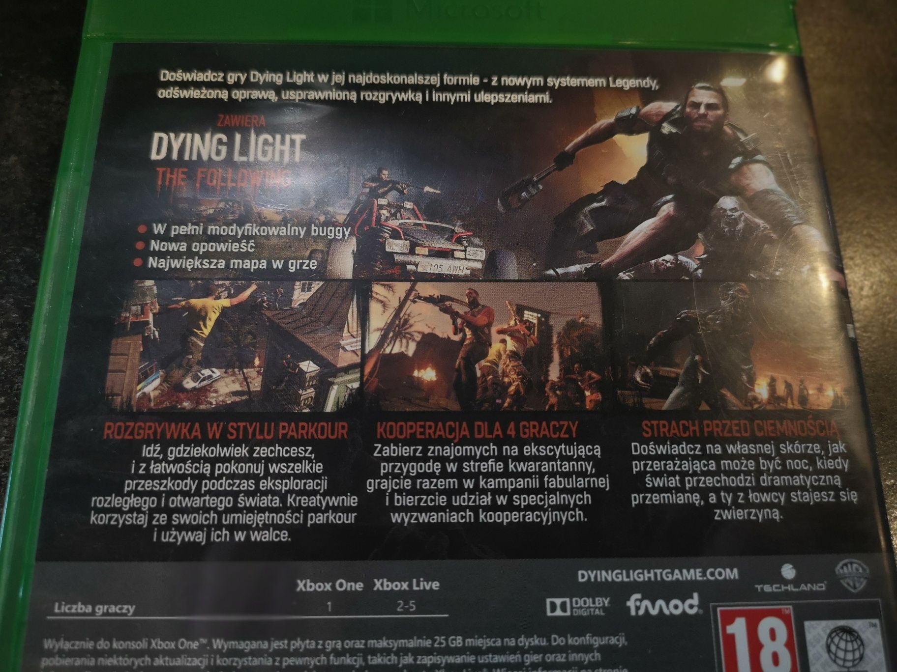 Dying Light the Following (ed. rozszerzona) XBOX ONE gra PL