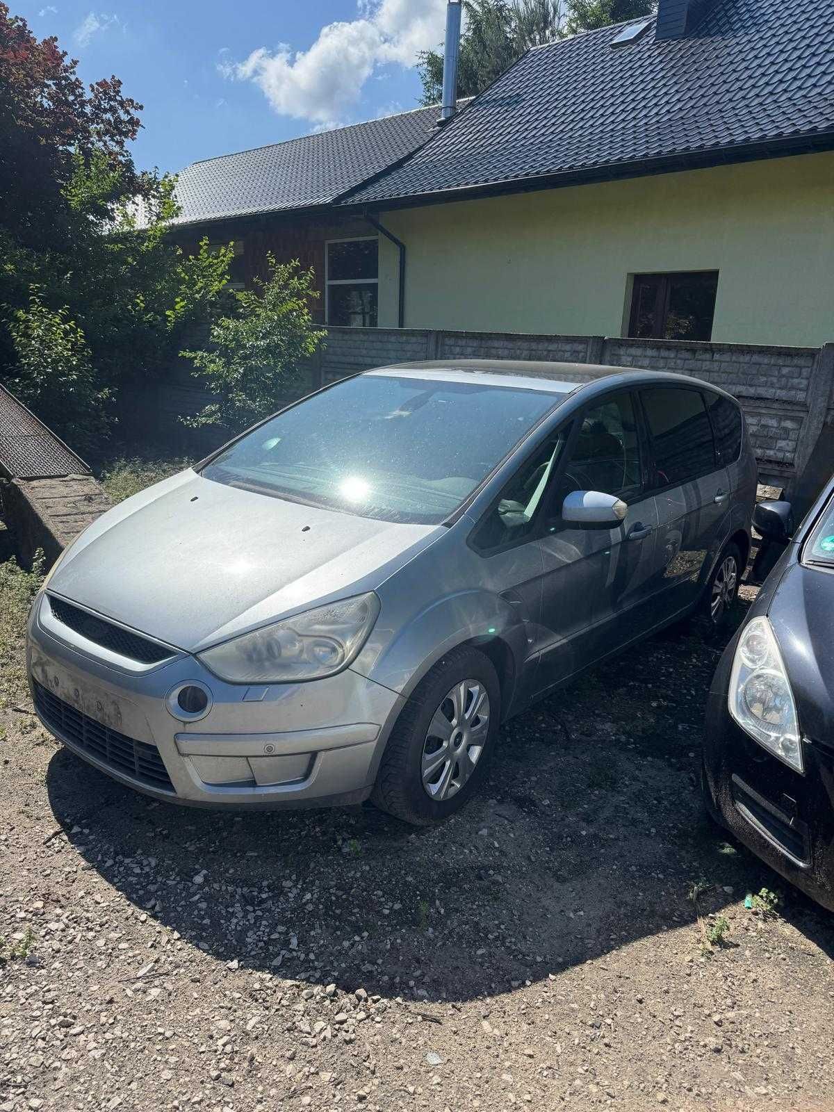 Ford S-MAX 2006r uszkodzony silnik, bardzo bogate wyposażenie