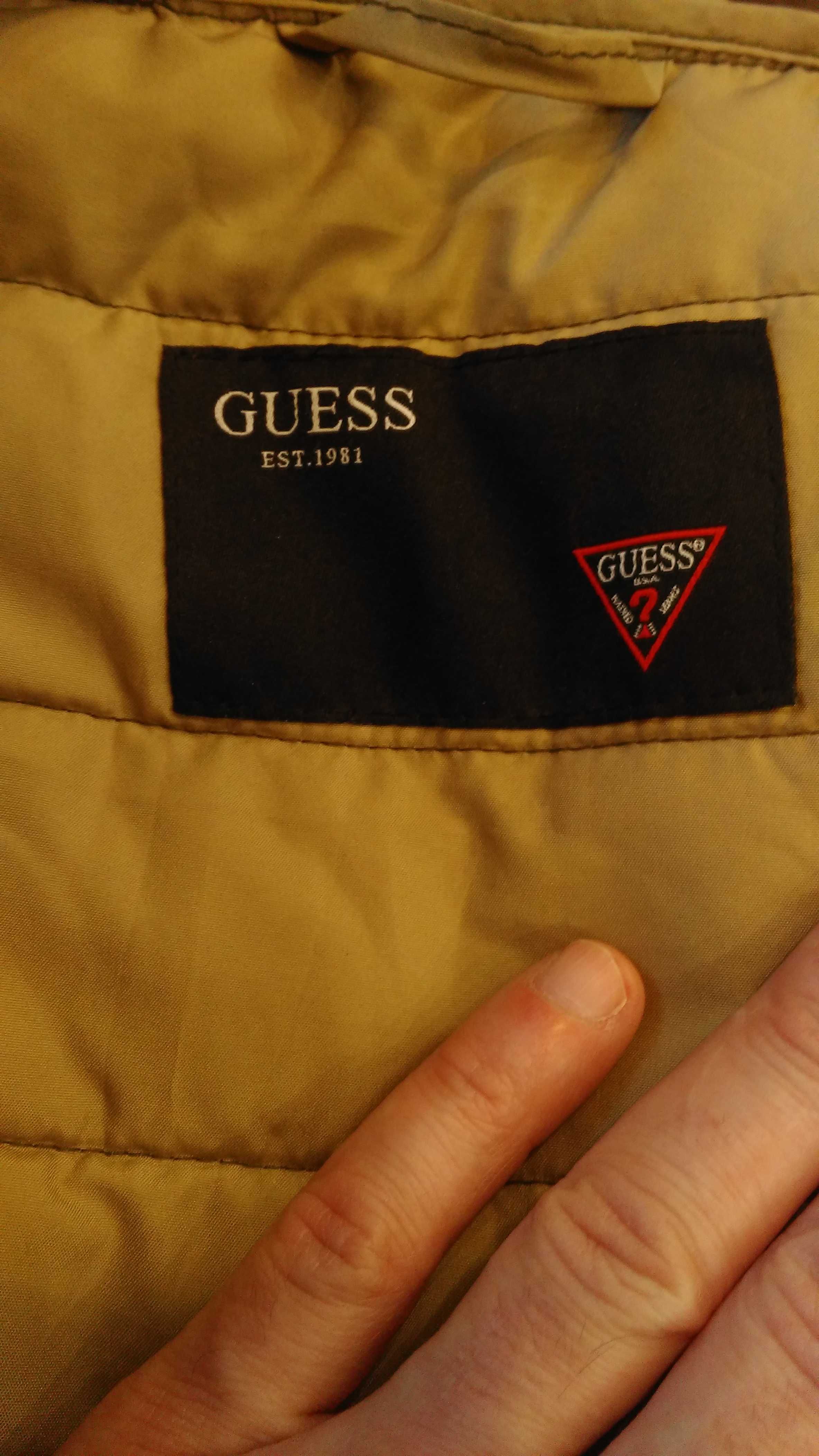 kurtka pikowana z kapturem Guess(unisex)