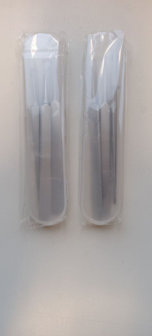 Nowe 2 x 3 szt zestawy penset do rzęs