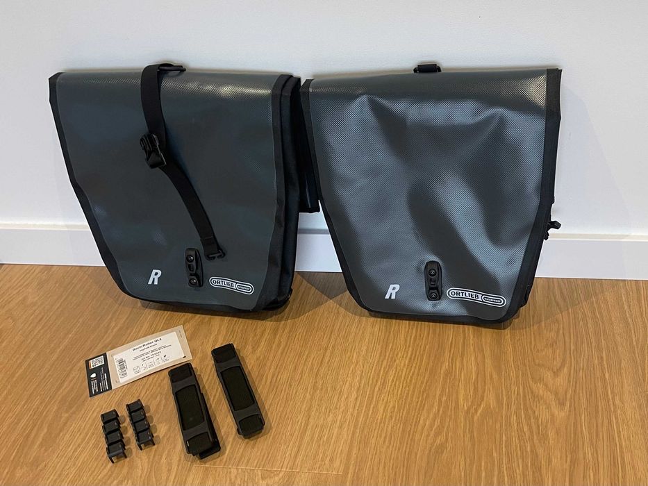 Sakwy ORTLIEB - ROSE Back Roller QL1 torby na rower szare 2x20l [B-T1]