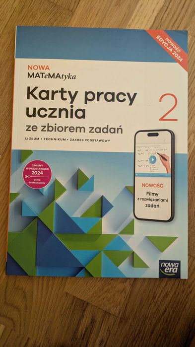 Nowy podręcznik -Karty pracy ucznia -Nowa matematyka 2