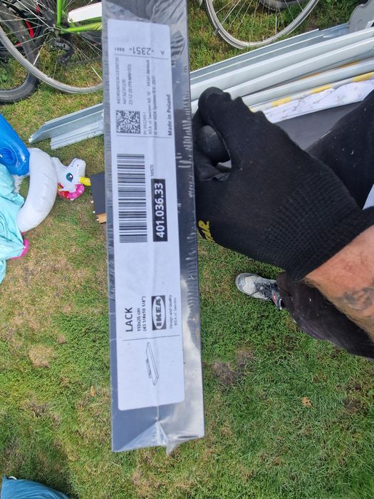 Półka wisząca IKEA - czarna